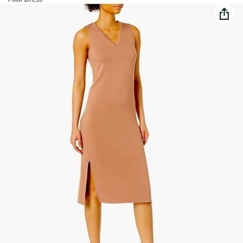 Daily Ritual soft terry midi dress